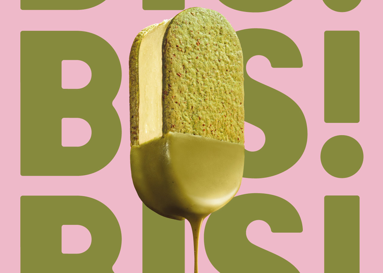 Bis Pistacchio - Biscotto Gelato Sammontana