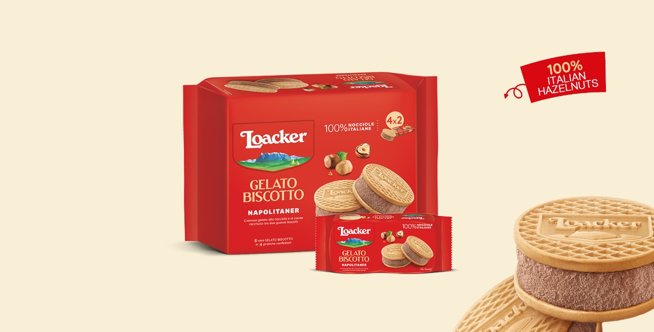 gelato sammontana loacker napolitaner
