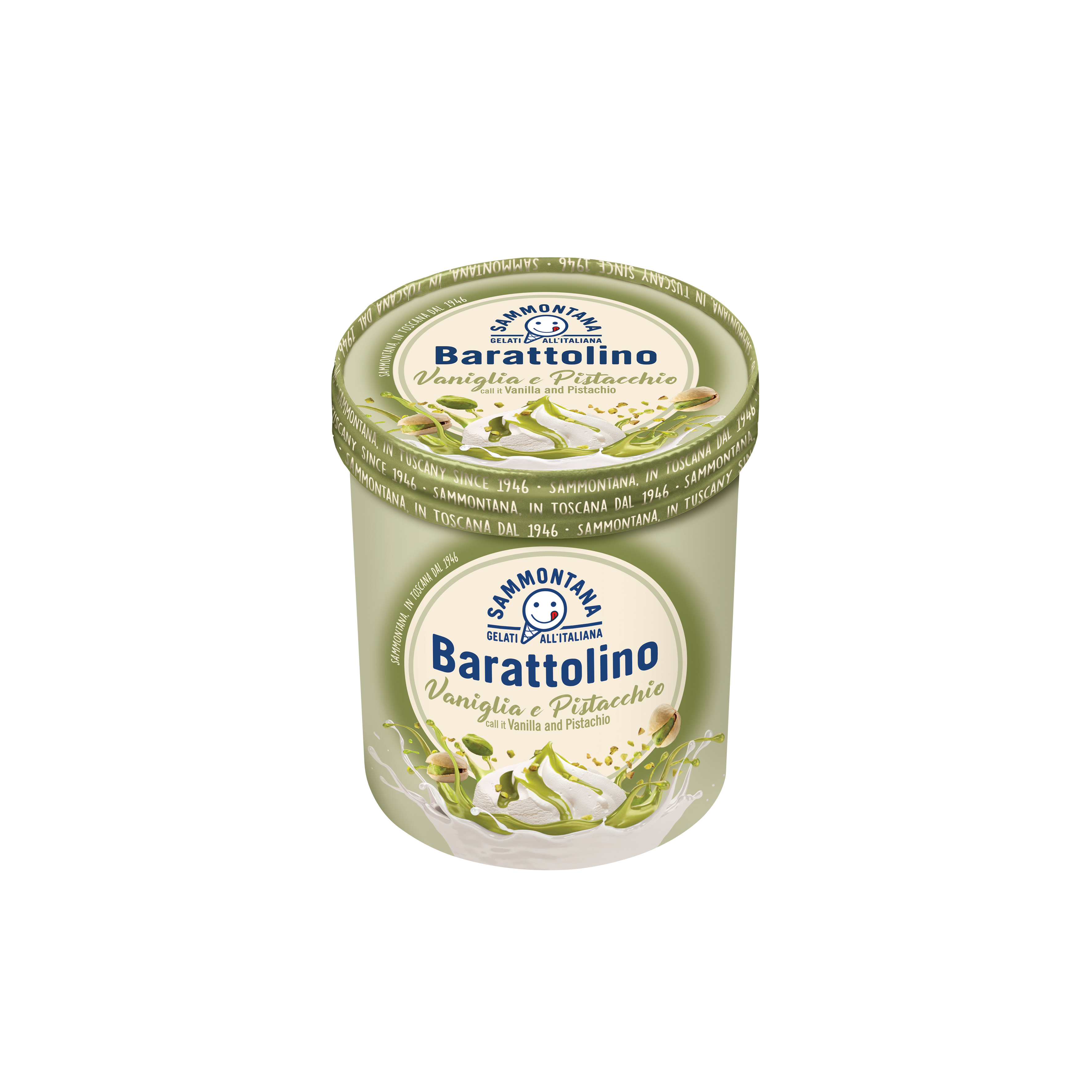 Barattolino Export Vaniglia e Pistacchio
