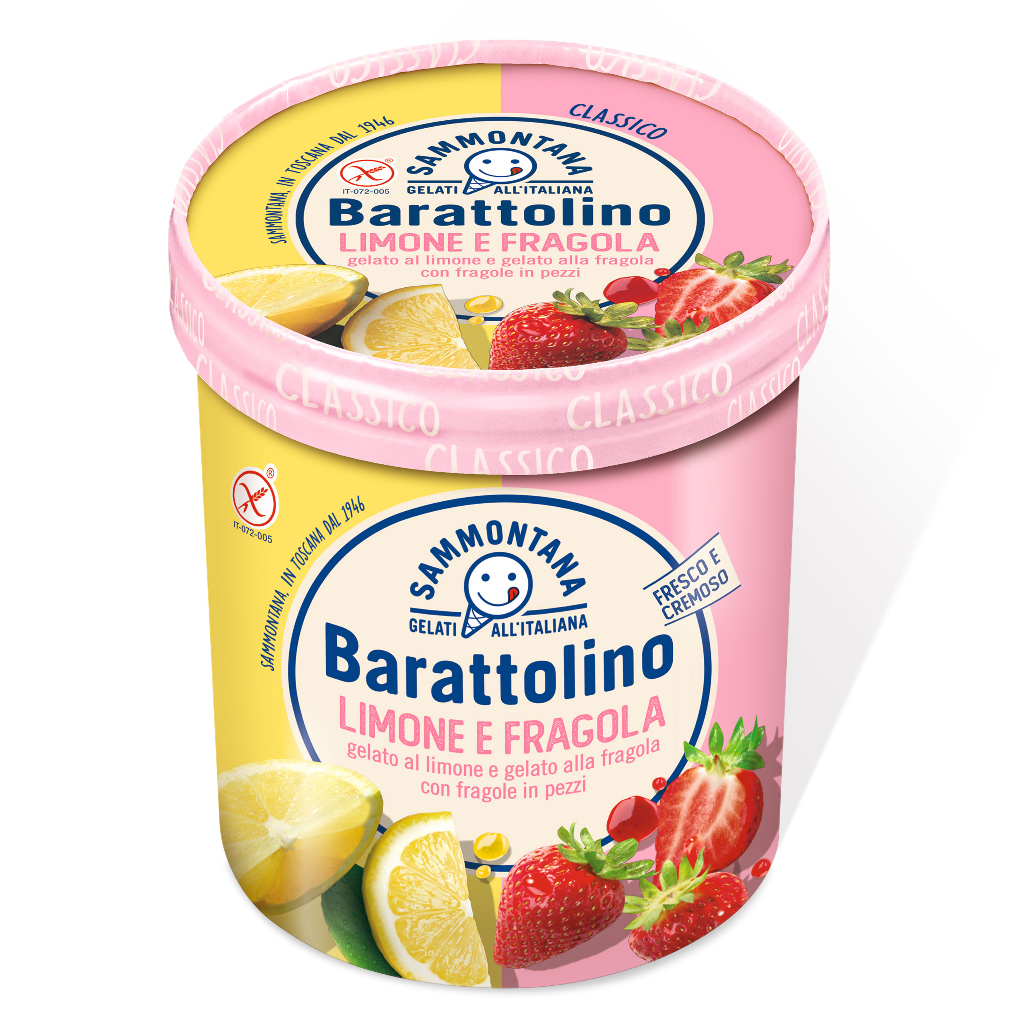 Barattolino Classico Fragola e Limone