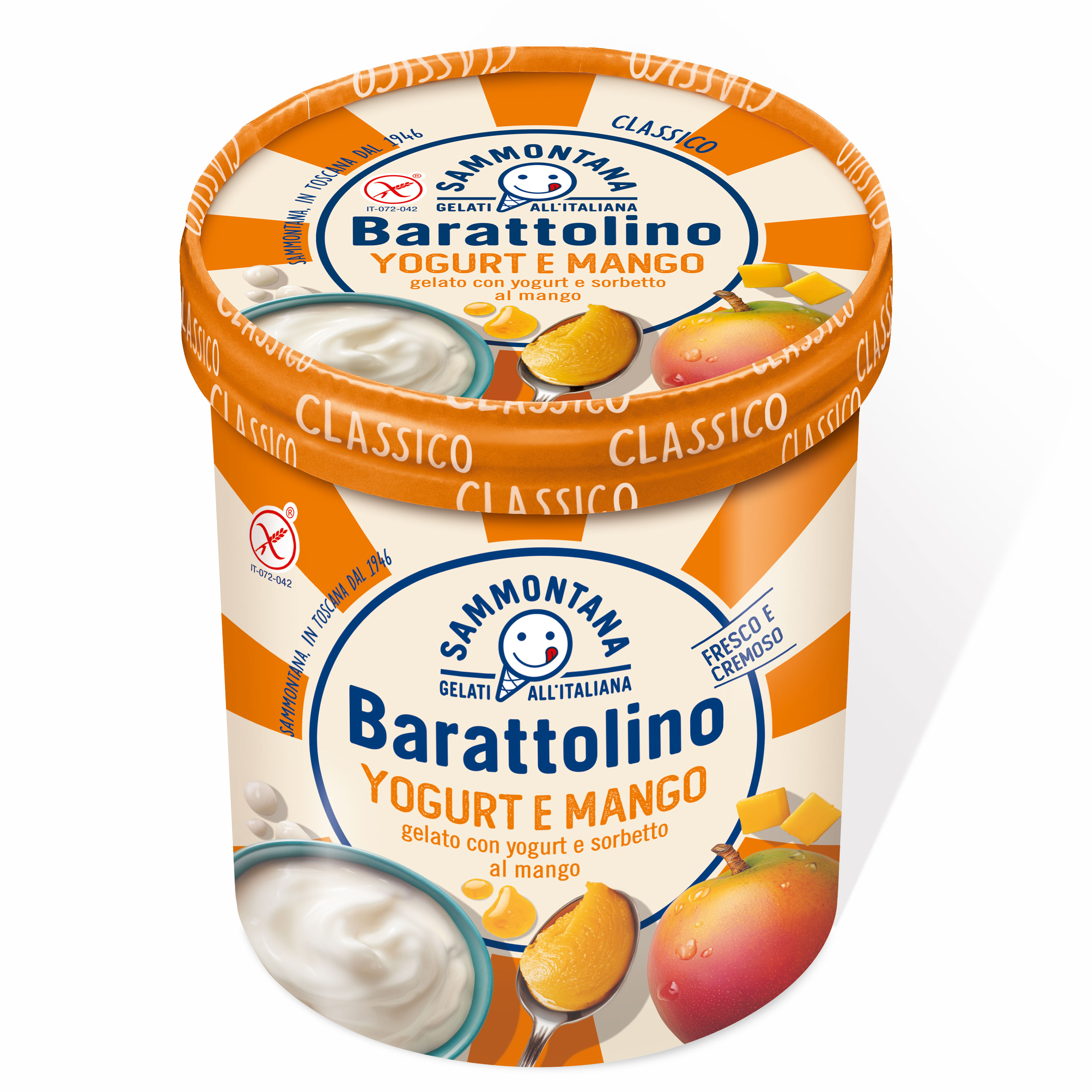 Barattolino Classico Yogurt e Mango