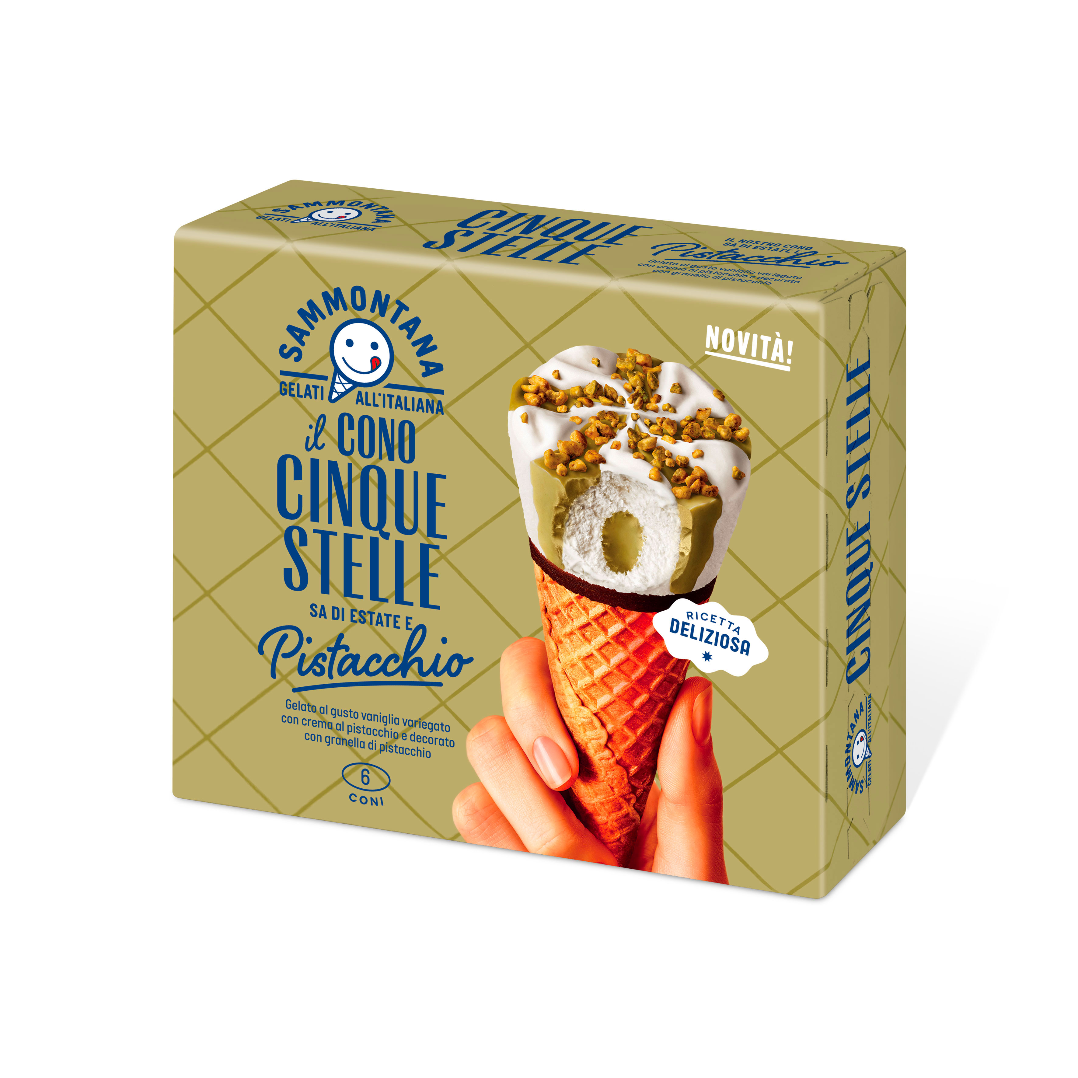 Cono Cinque Stelle Pistacchio 