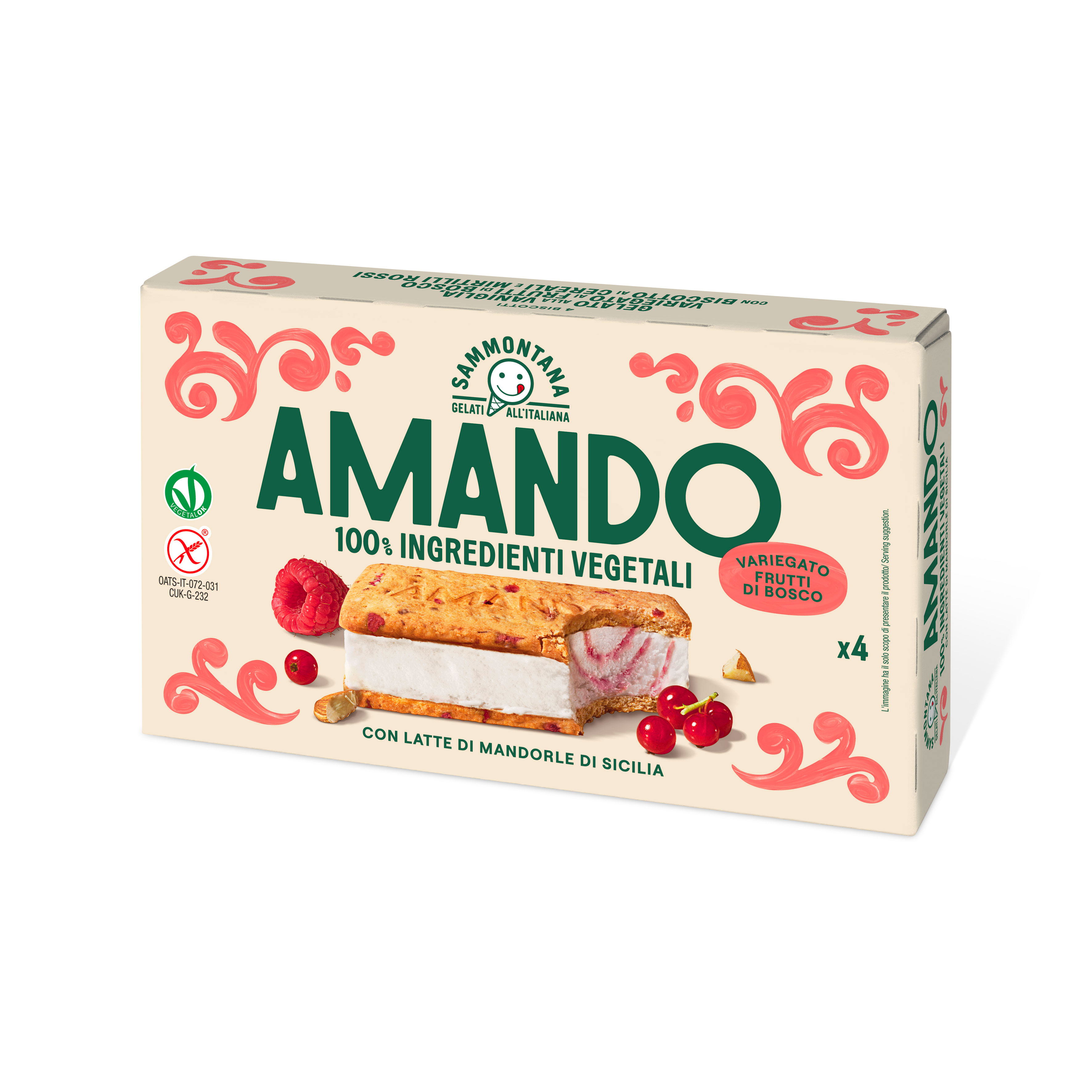 Biscotto Amando con Frutti di Bosco