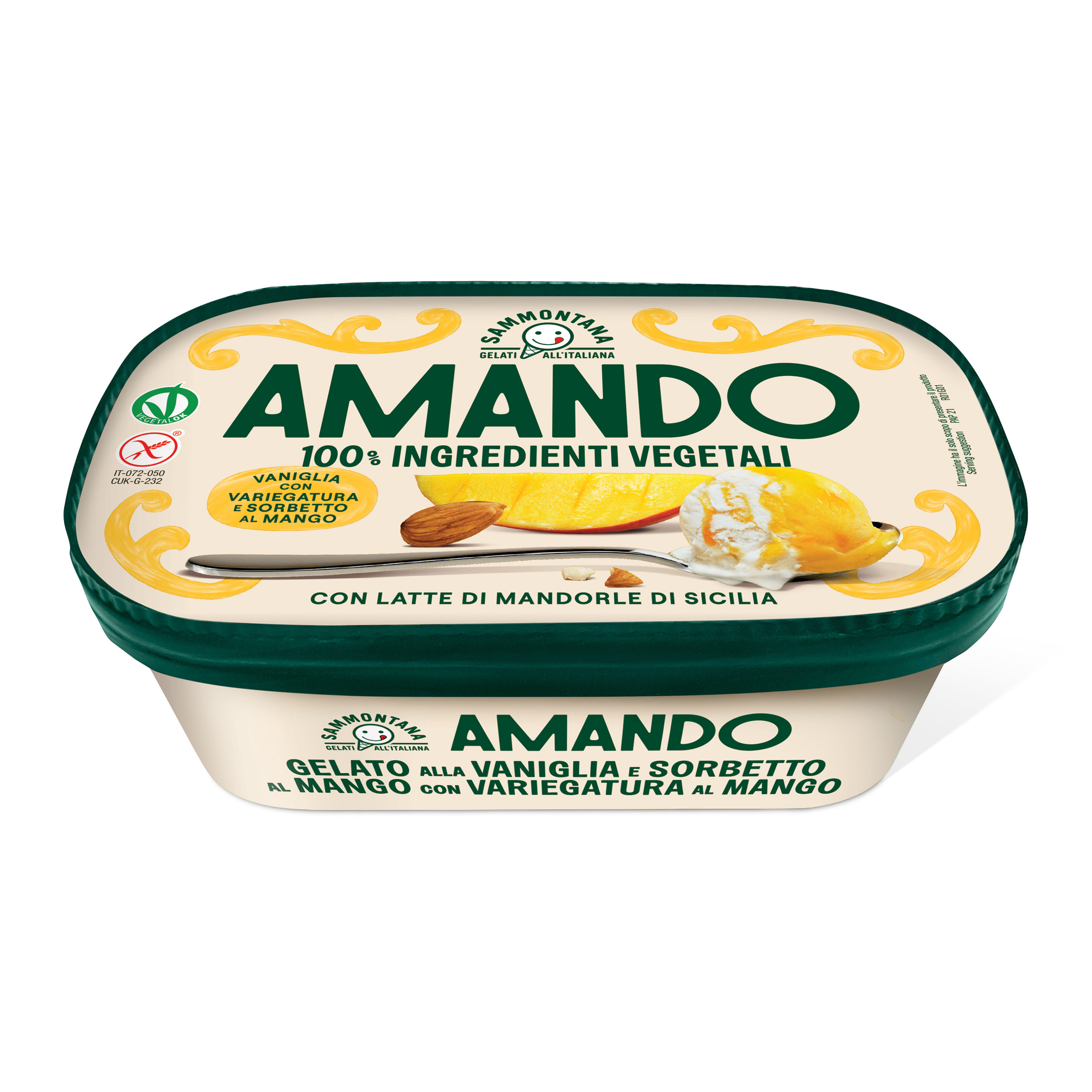 Vaschetta Amando Vaniglia Mango  