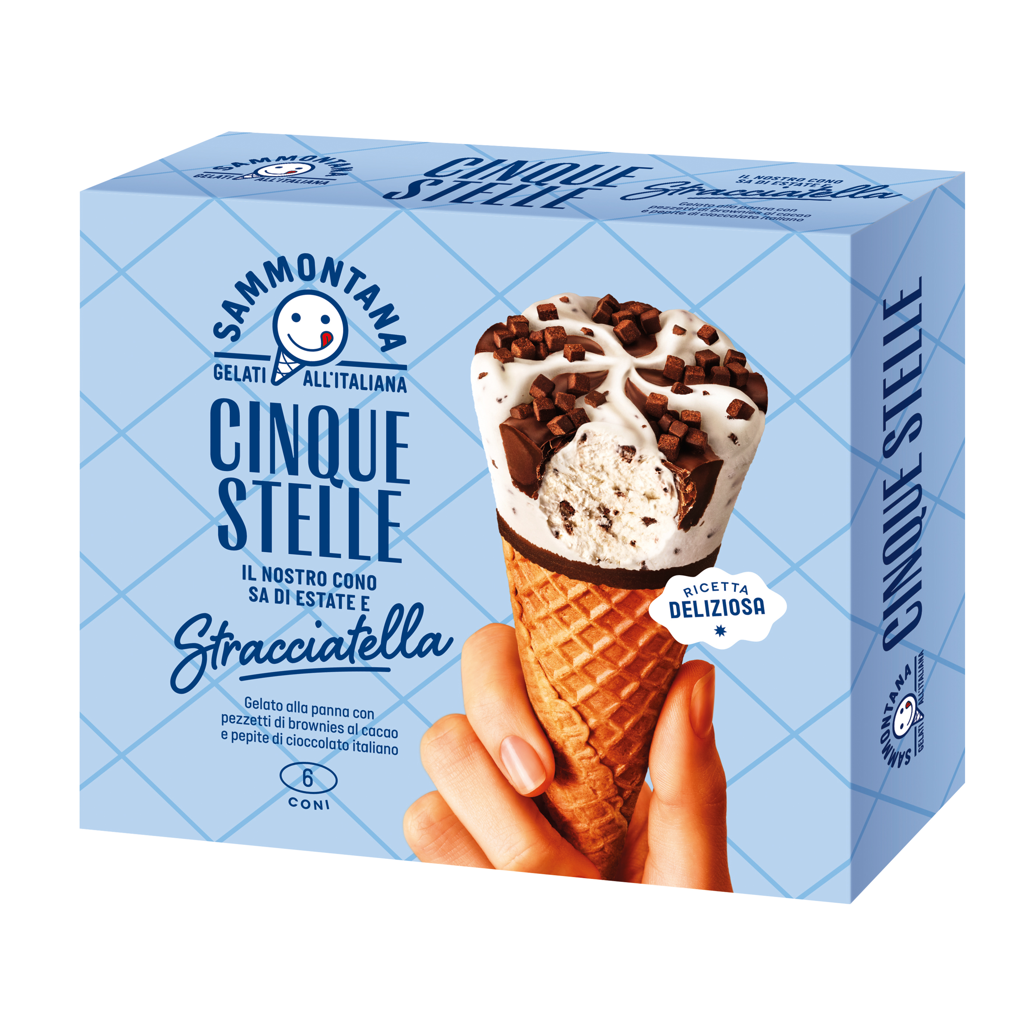 Cono Cinque Stelle Stracciatella