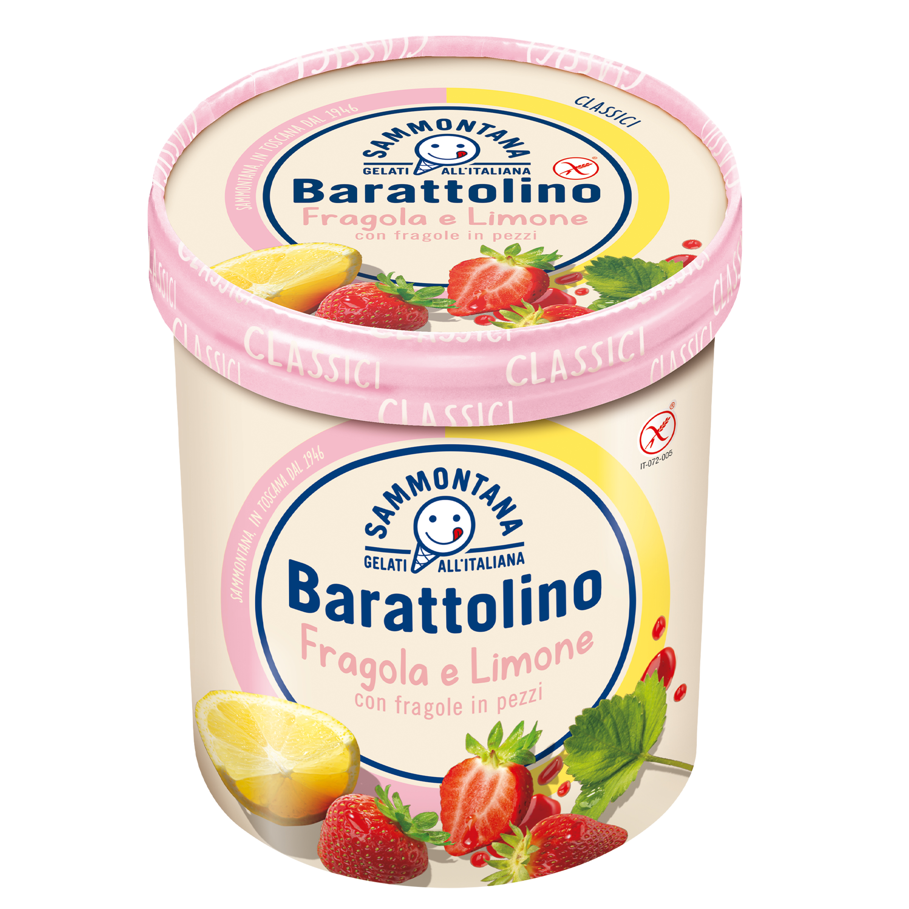 Barattolino Classico Fragola e Limone