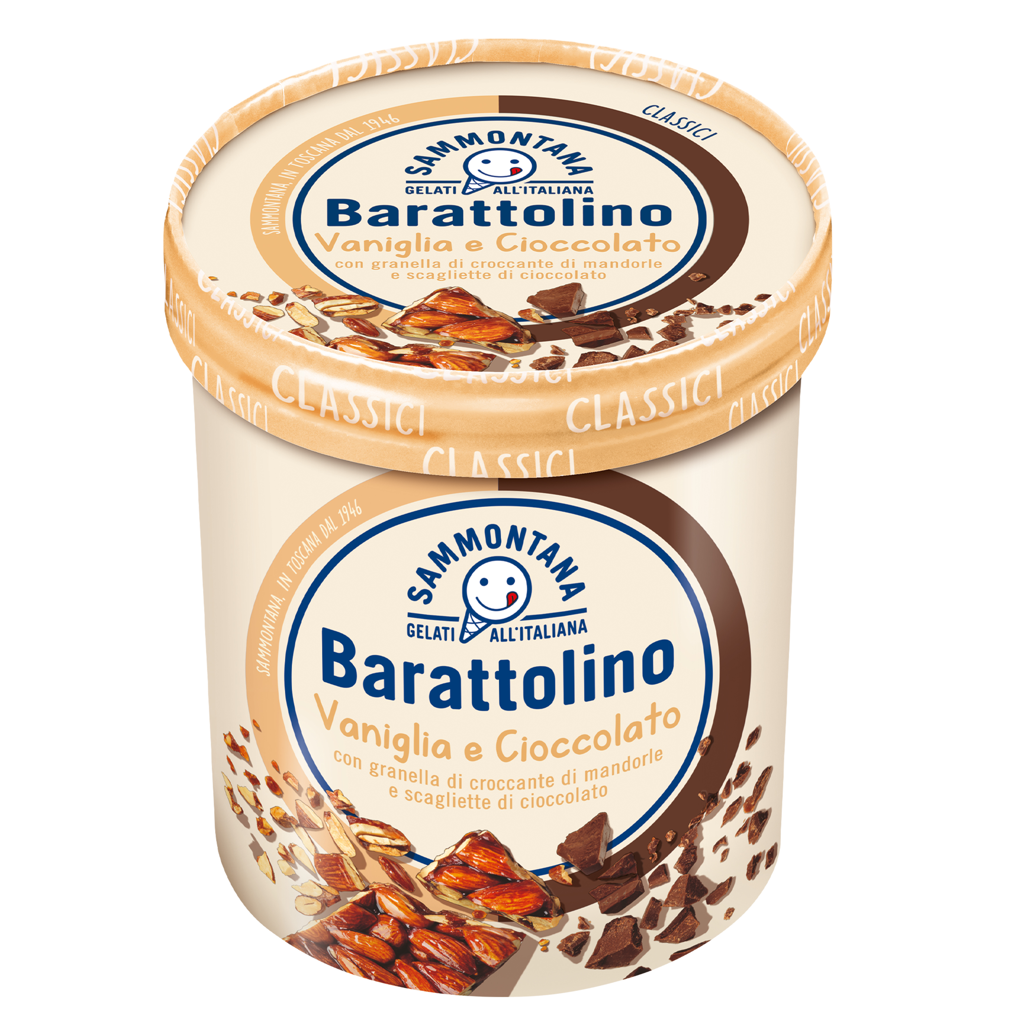 Barattolino Classico Vaniglia e Cioccolato