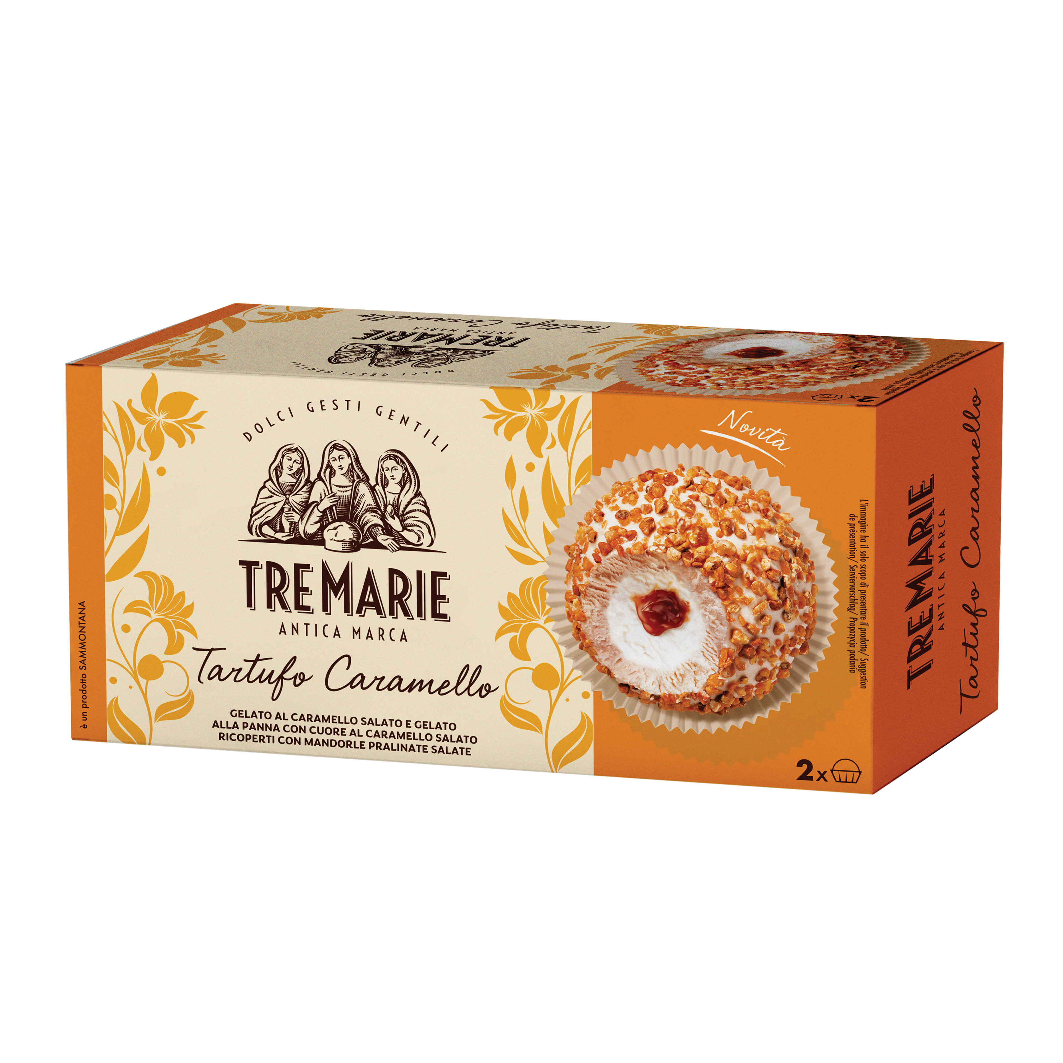 Tartufo Caramello Salato Tre Marie