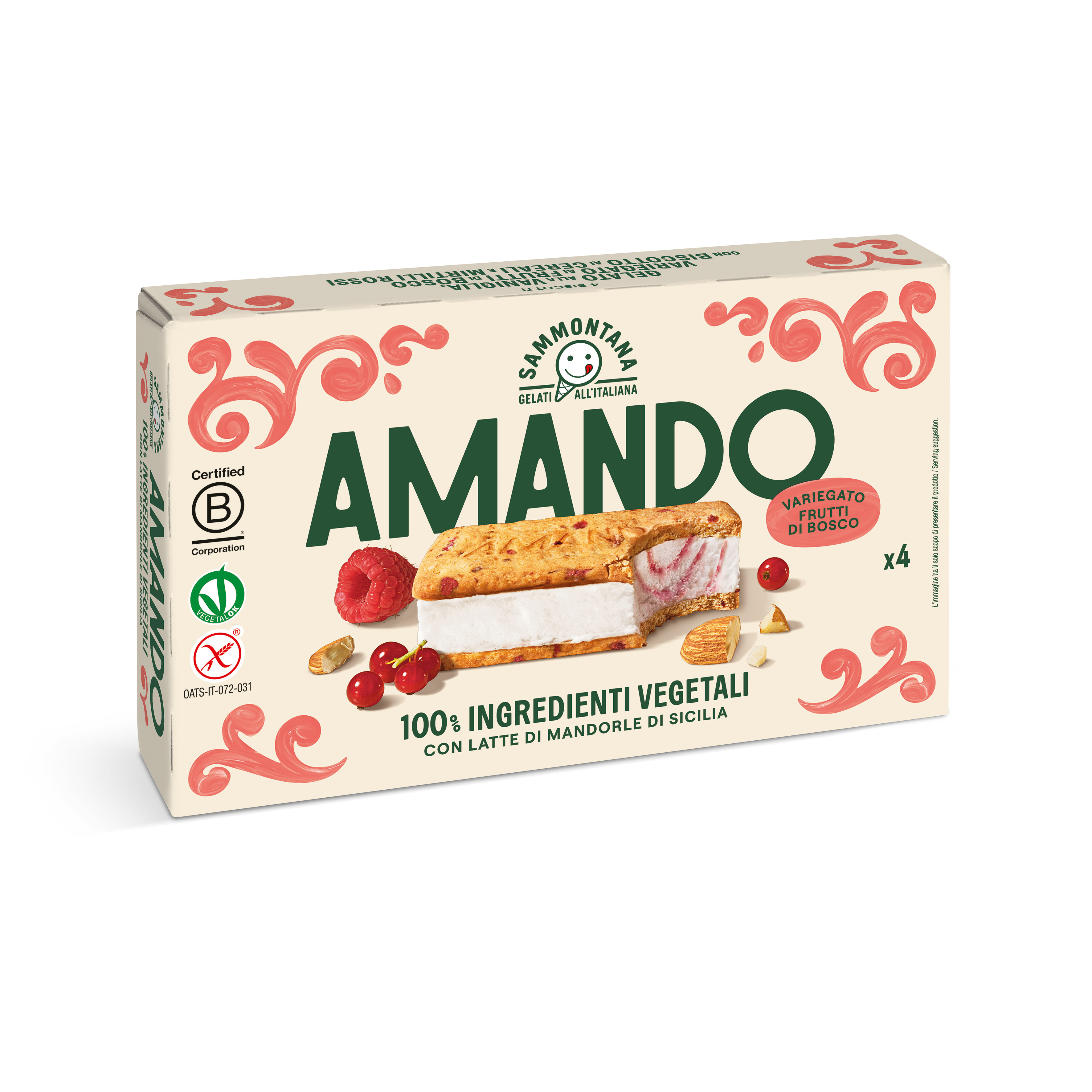 Biscotto Amando con Frutti di Bosco