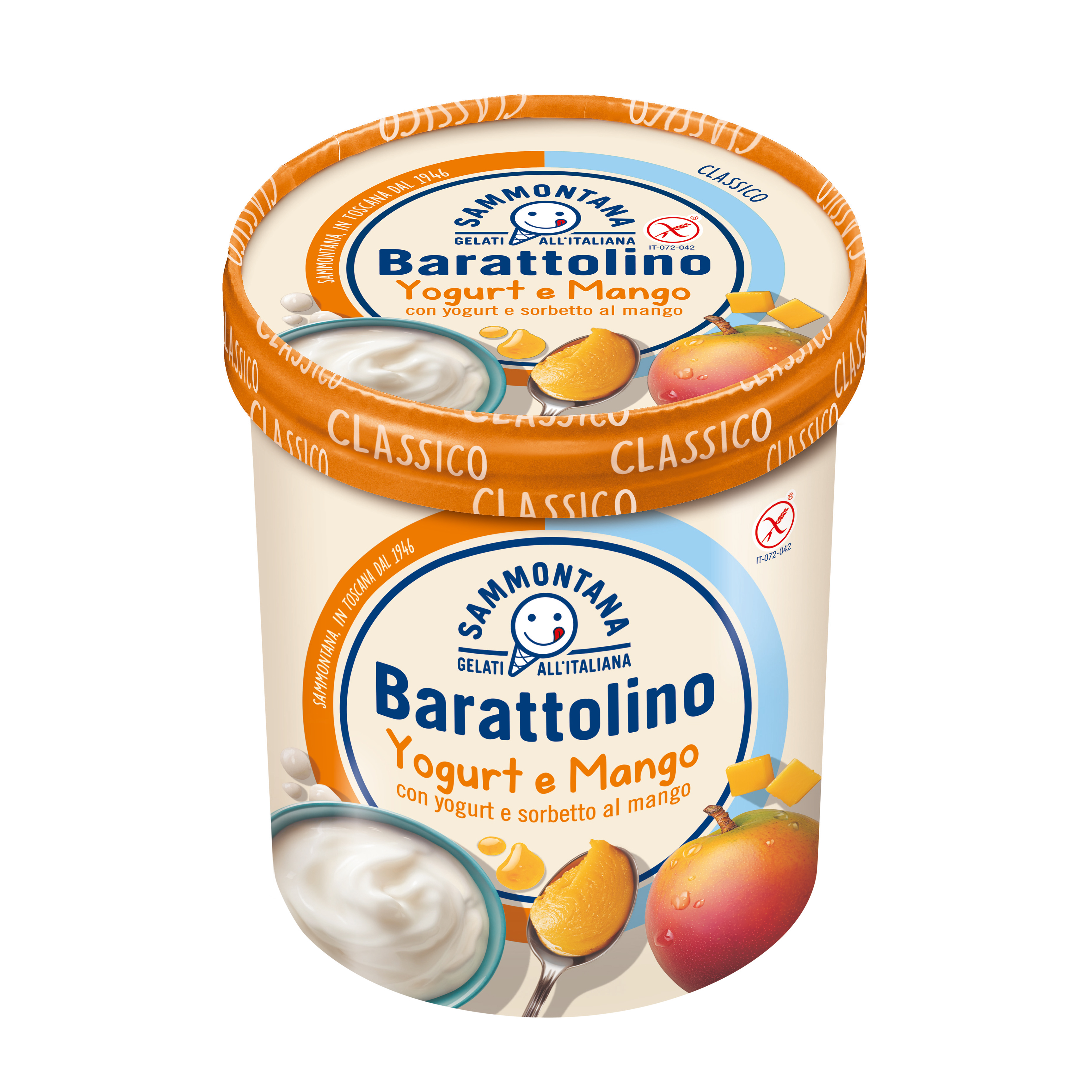 Barattolino Classico Yogurt e Mango