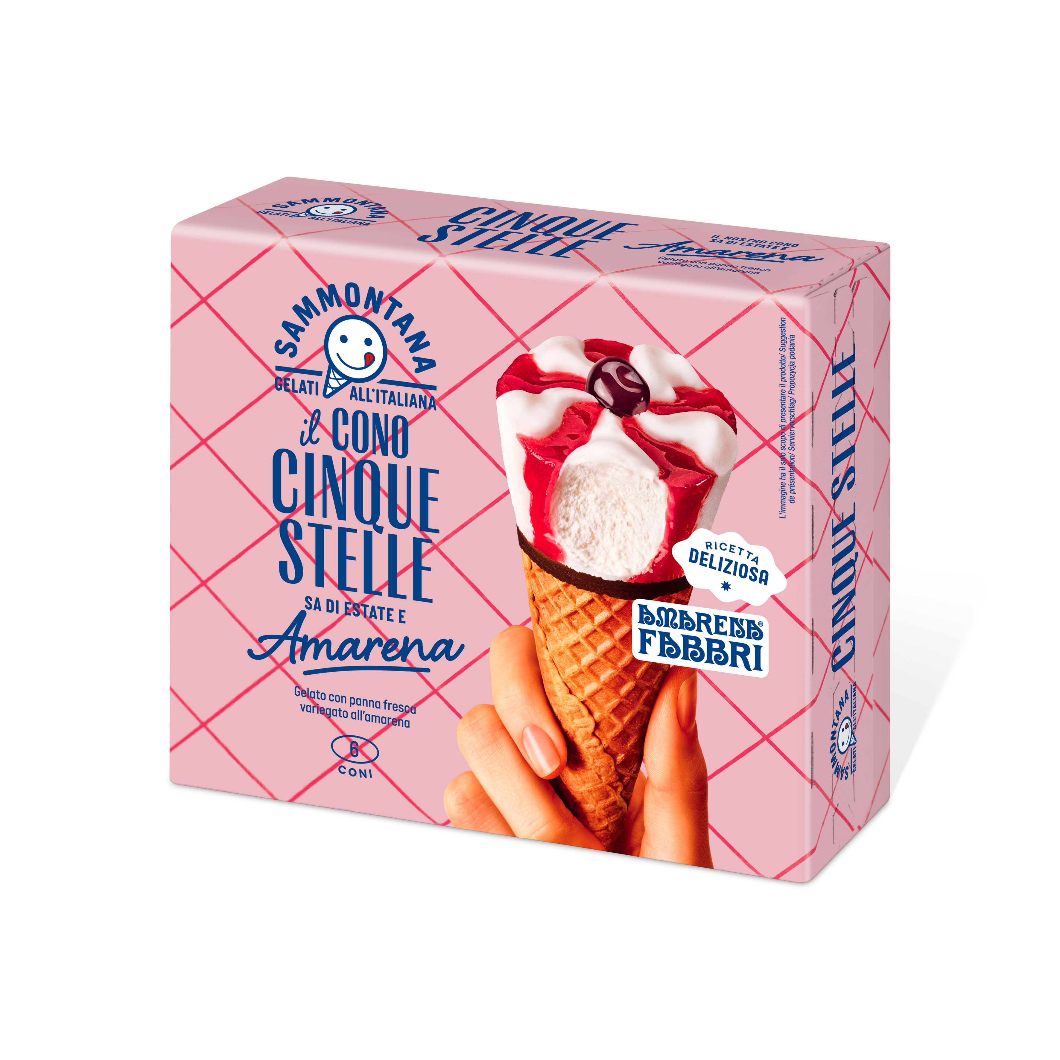 Cono Cinque Stelle Amarena Fabbri