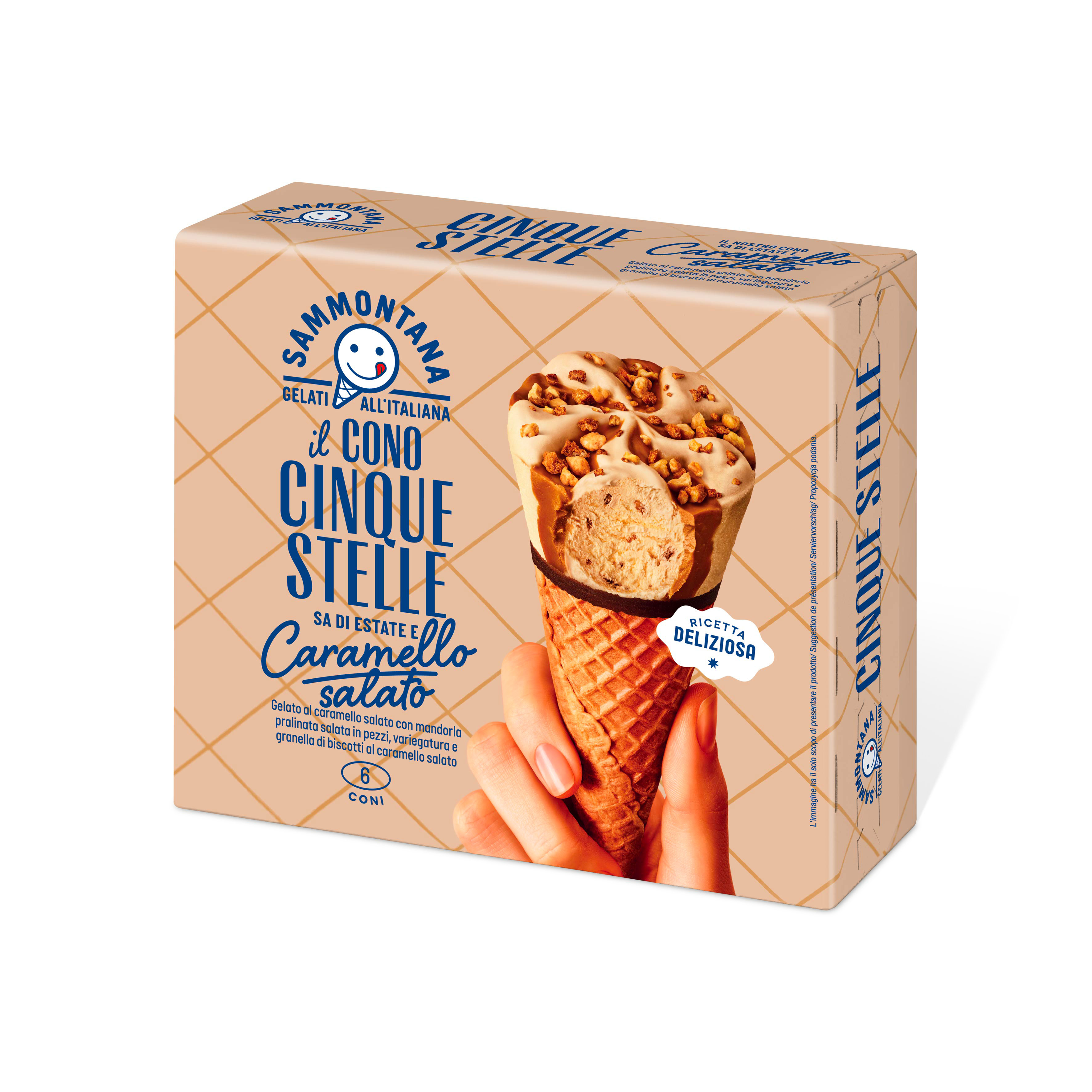 Cono Cinque Stelle Caramello Salato