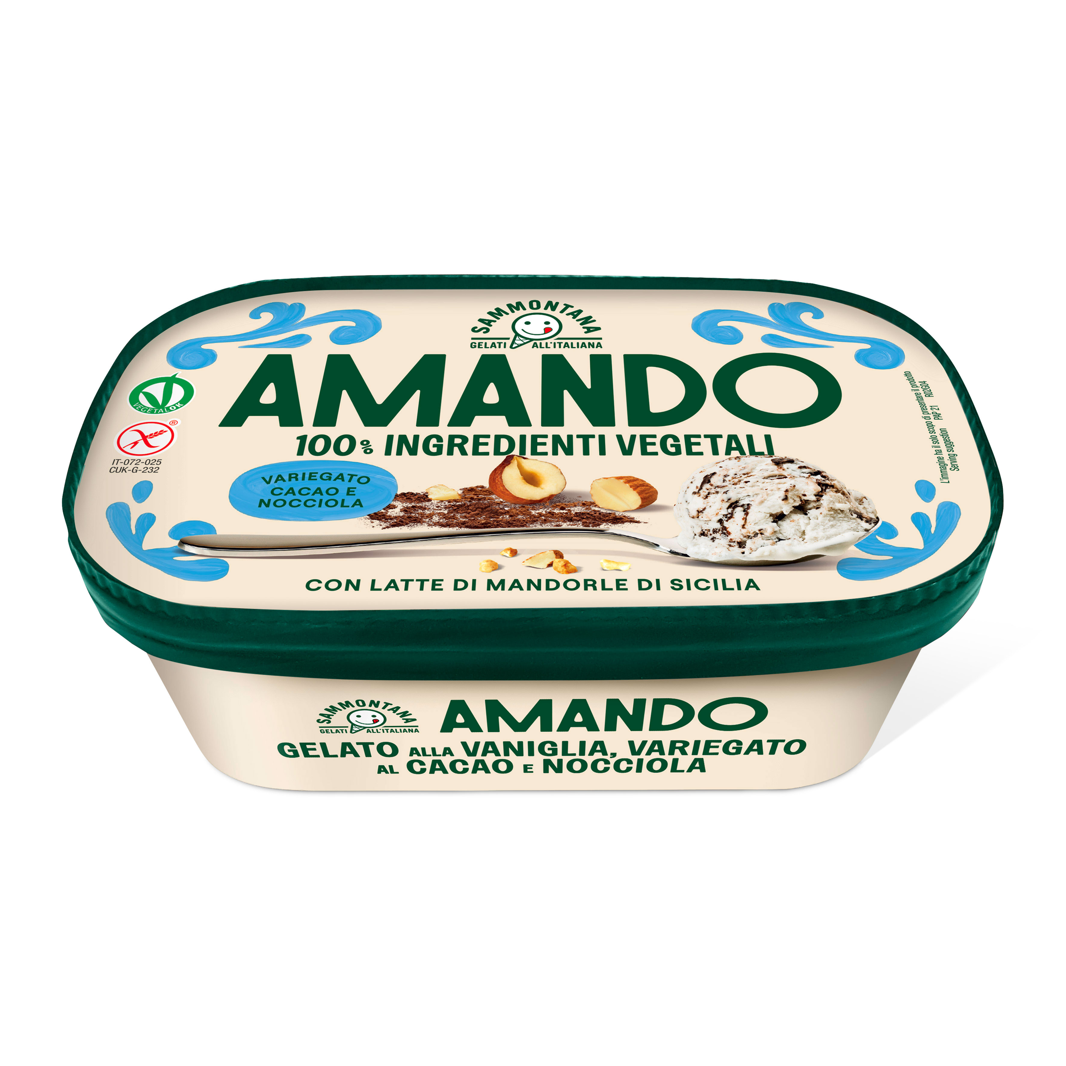 Vaschetta Amando Vaniglia Cacao e Nocciola