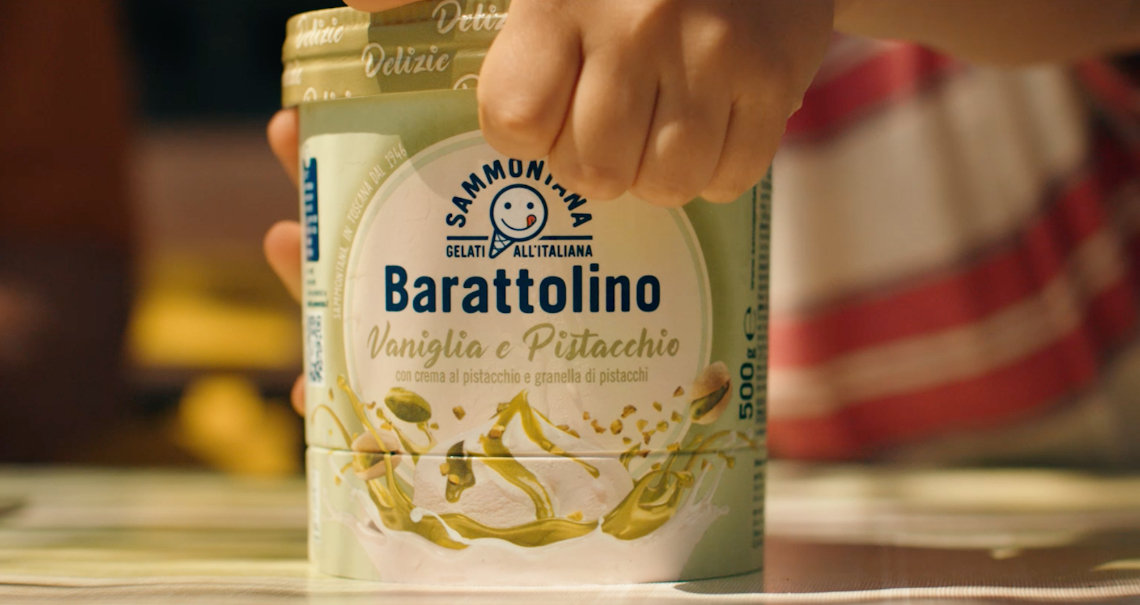 Barattolino Sammontana spot 2021